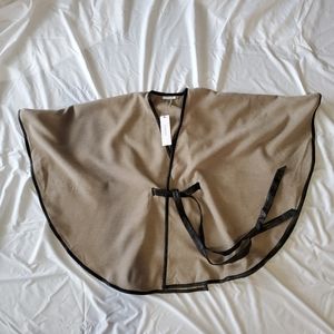 Calvin Klein Faux Wool Shawl W/Belt
